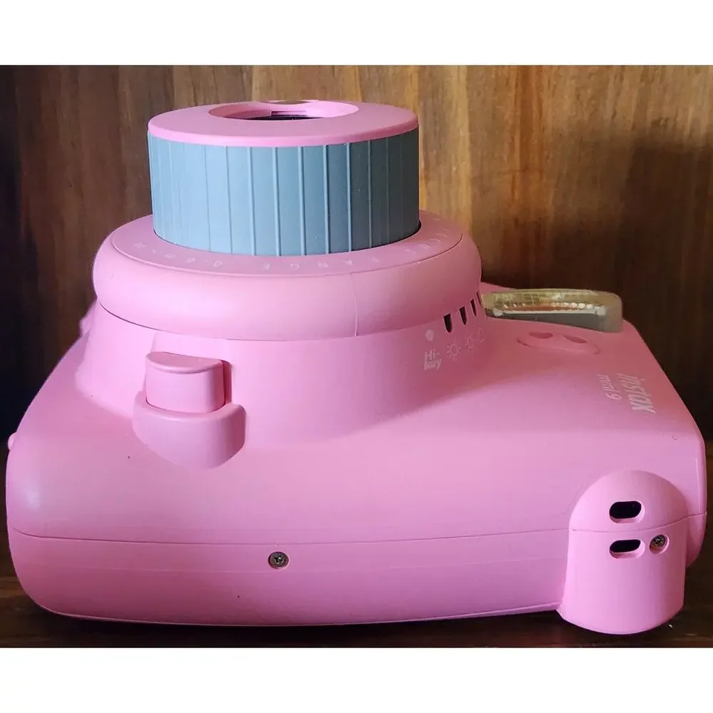 Fujifilm Instax Mini 9 Instant Film Camera Pink - Instant Print, Selfie Mirror